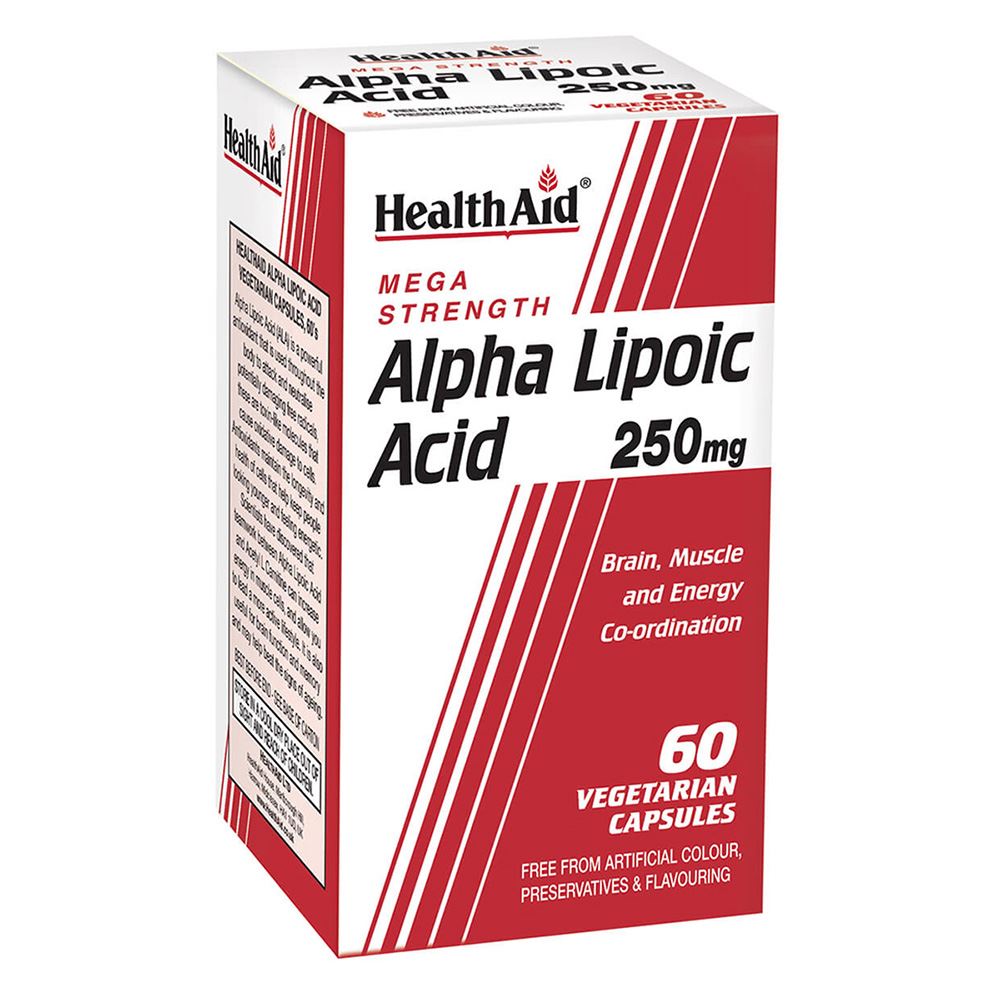 HealthAid Alpha Lipoic Acid 250mg 60 Vegicaps
