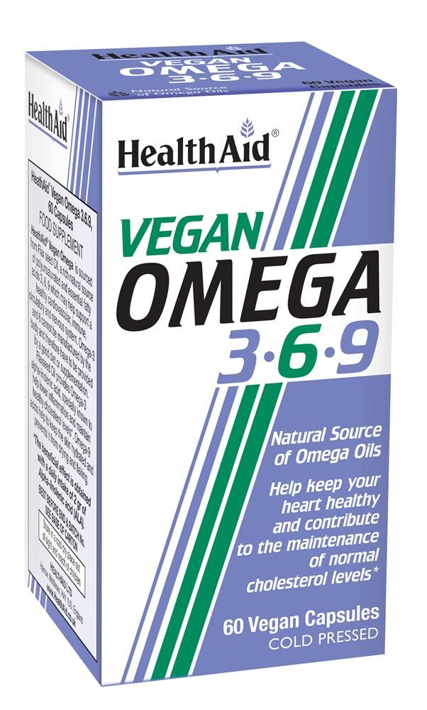 HealthAid Vegan Omega 3.6.9 60 Capsules