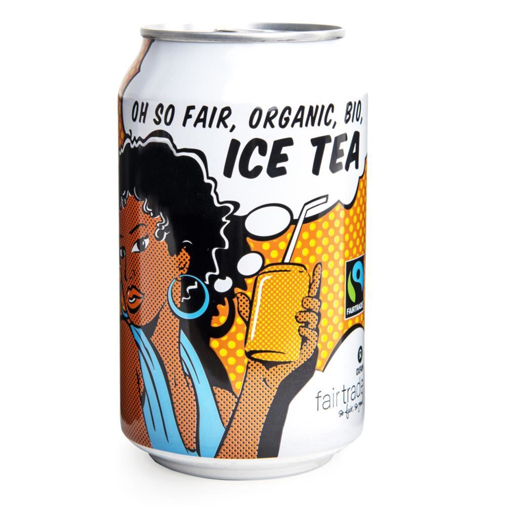 Oxfam Fair Trade Organic Ice Tea 330ml - 12 Pack