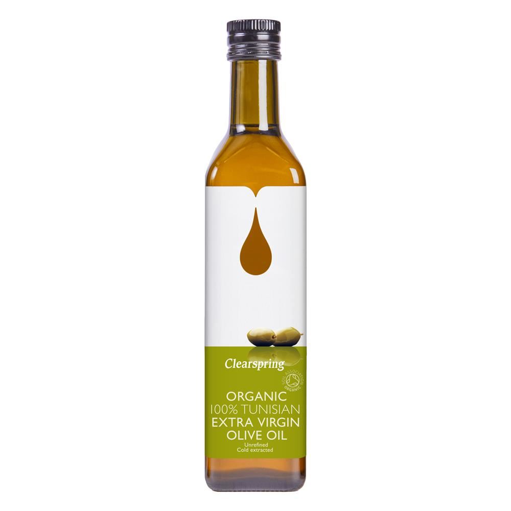 Clearspring Tunisian Extra Virgin Olive Oil Organic 500ml