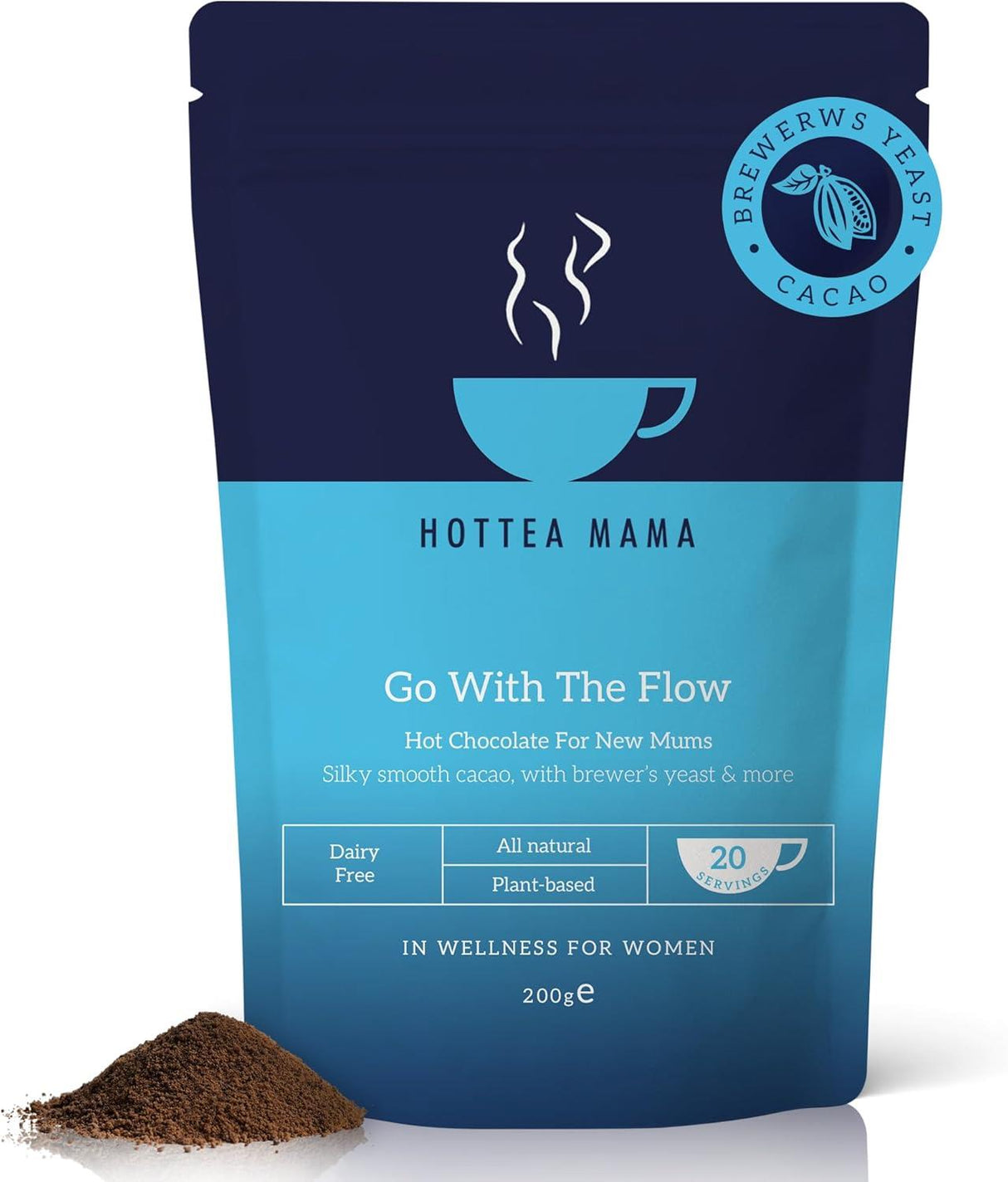 HotTea Mama Go With The Flow Breastfeeding Support Hot Chocolate 200g