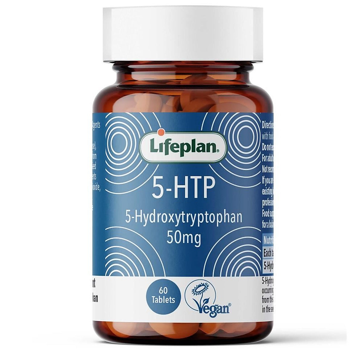 Lifeplan 5HTP 50mg 60 Tablets