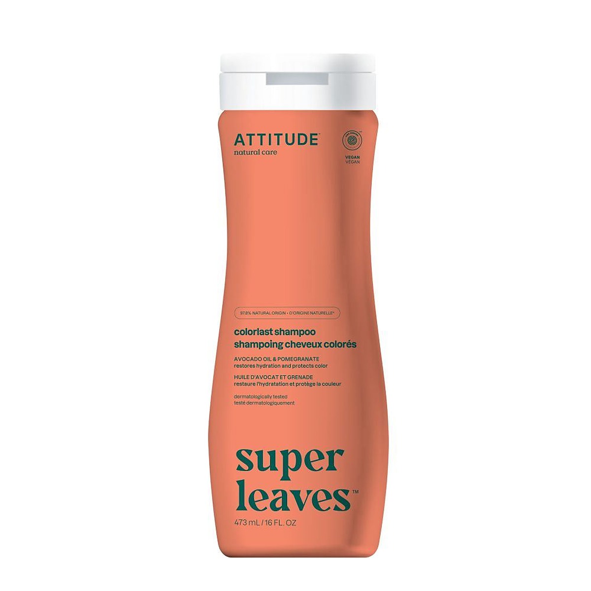 Attitude Super leaves Shampoo - Colorlast473ml