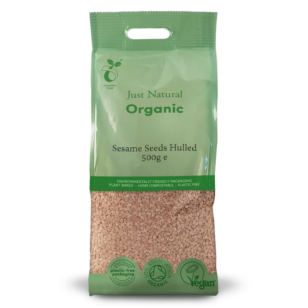 Just Natural Organic Organic Sesame Seeds Hulled 500g