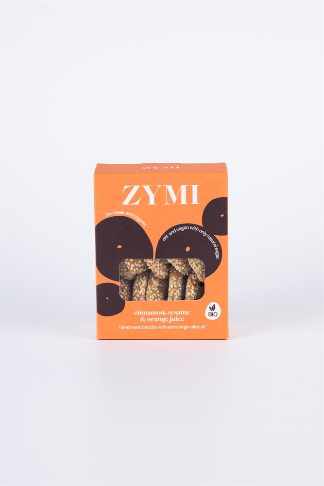 ZYMI Organic Biscuits with Cinnamon Sesame & Orange Juice 170g