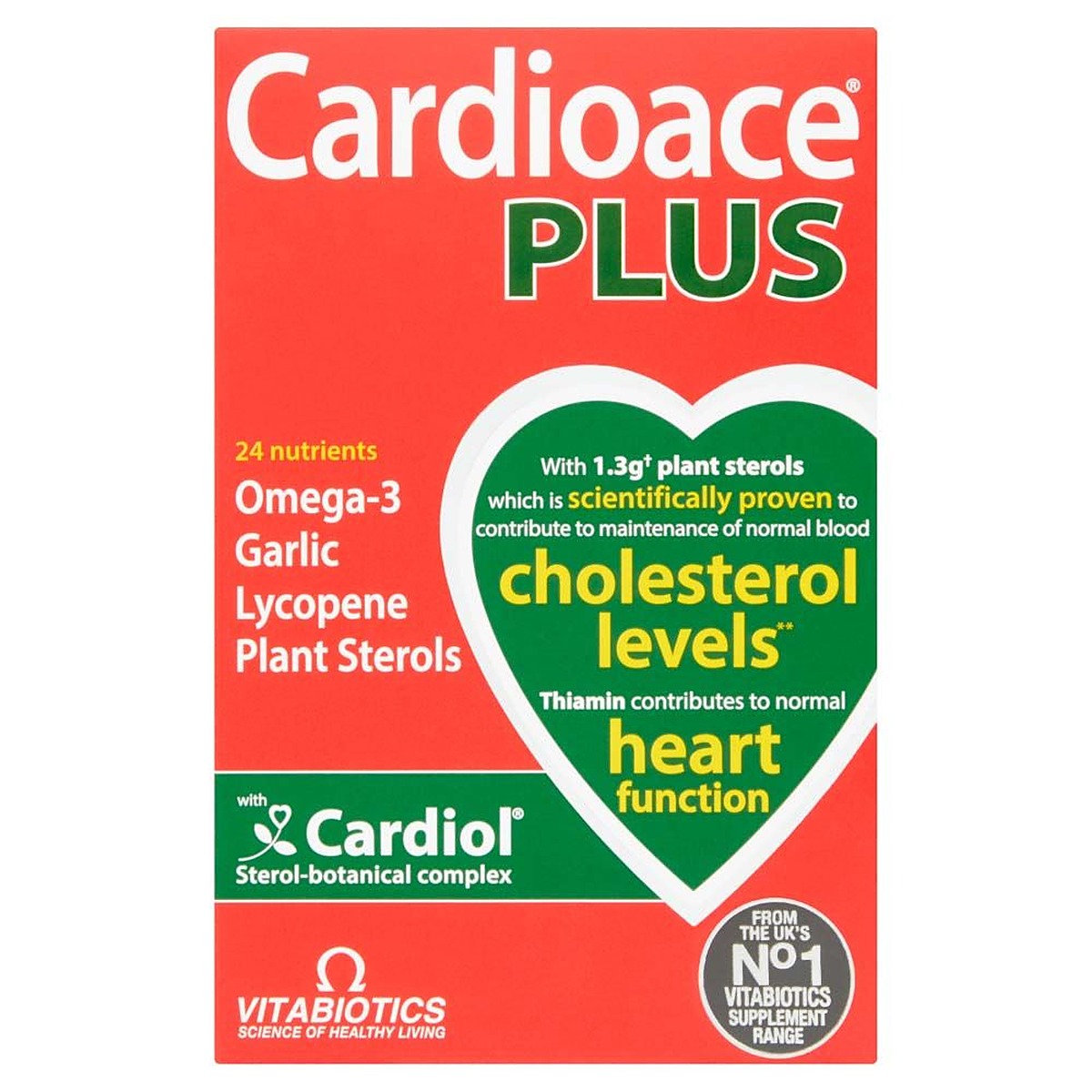 Vitabiotics Cardioace Plus - 60 Capsules