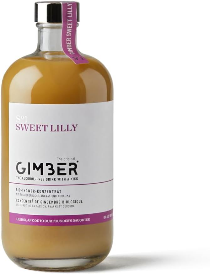 Gimber Organic So1 Sweet Lily Tropical Ginger Alcohol Free Drink - 700 ml