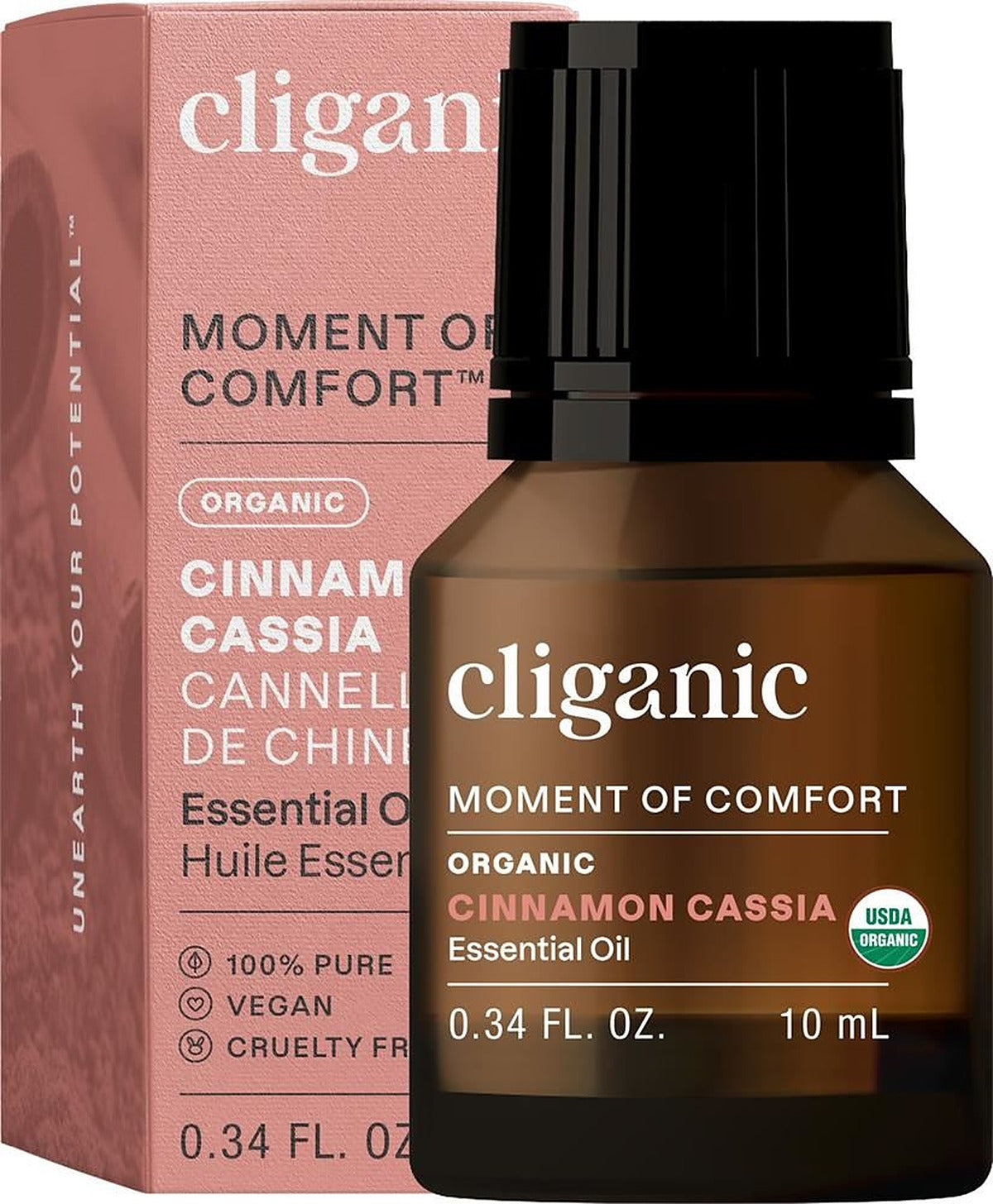 Cliganic Organic Cinnamon Cassia Oil 10ml