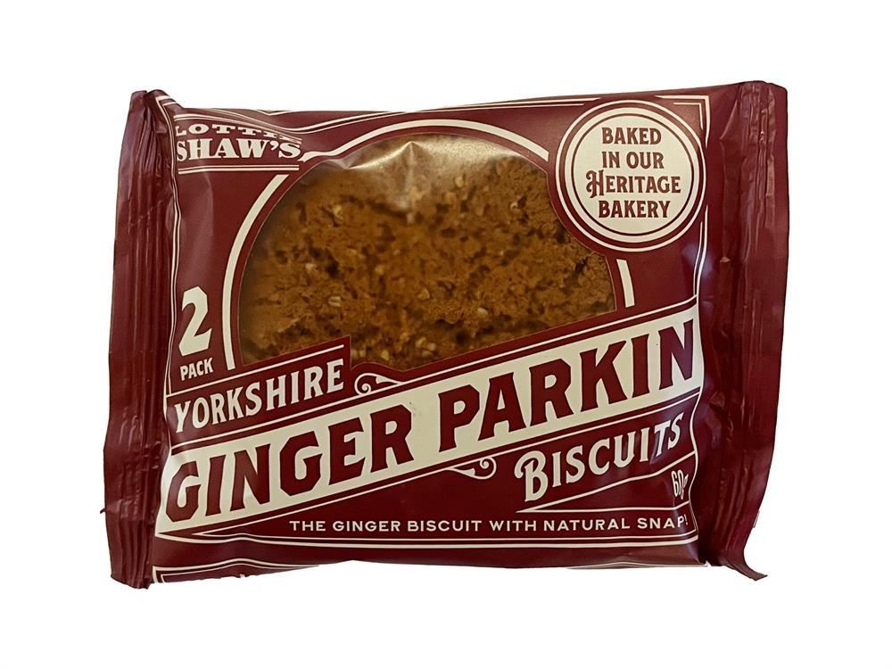 Lottie Shaw's 2 Pack Large Yorkshire Parkin Biscuits 60g - 12 Pack