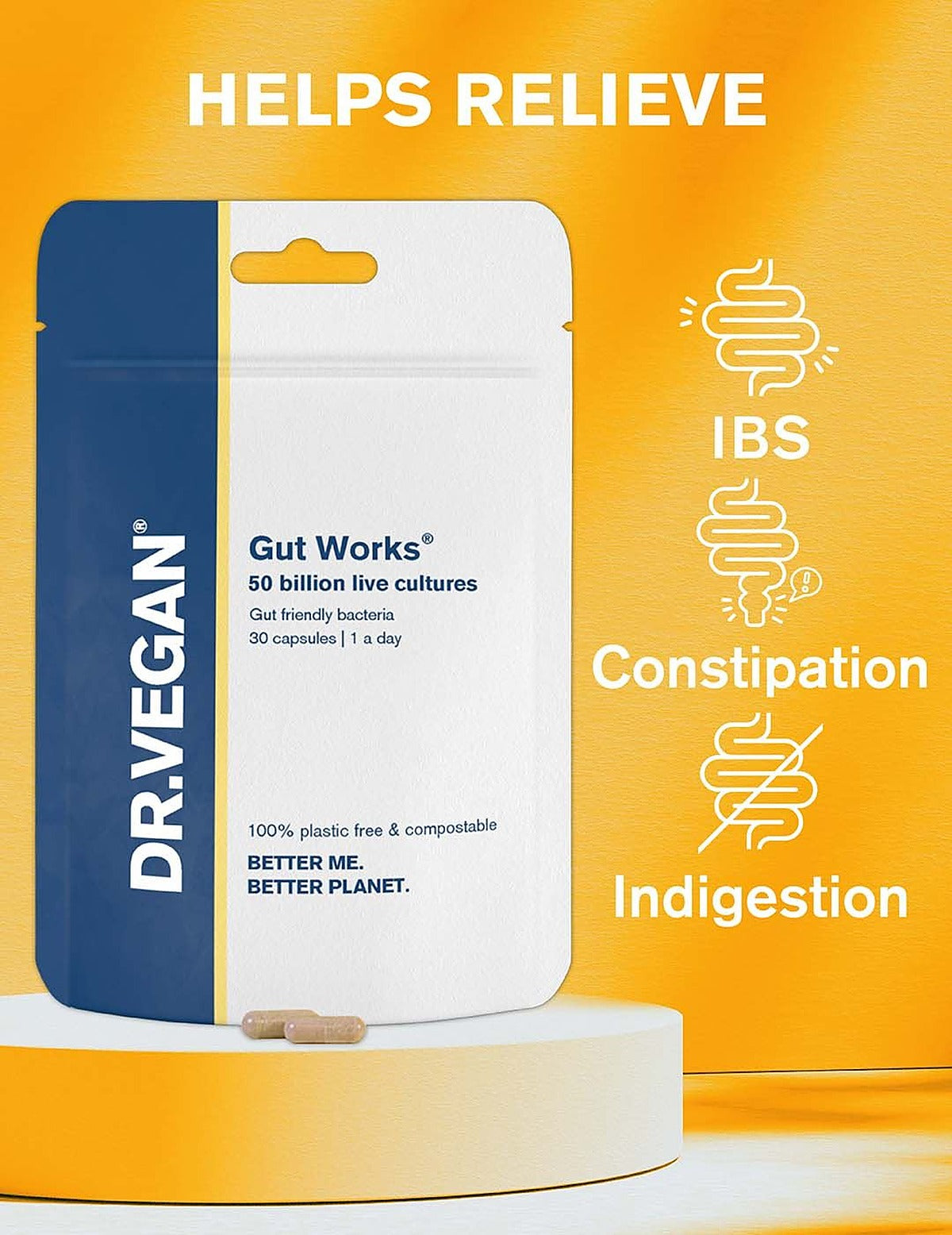 Dr. Vegan Gut Works - 30 Capsules - image 4