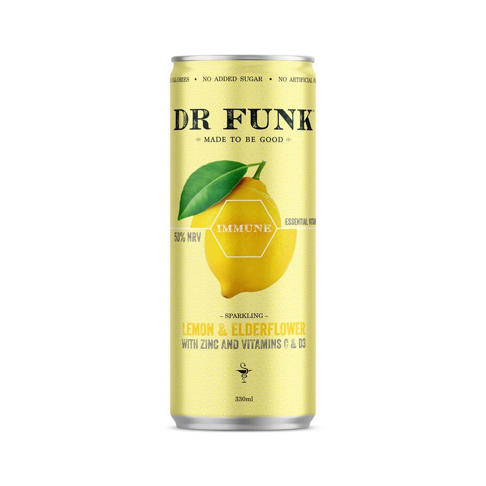 Dr Funk Sparkling Lemon & Elderflower Drink 330ml