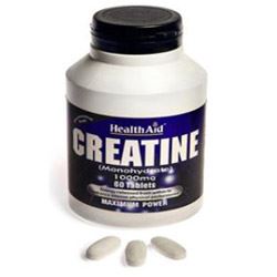 HealthAid Creatine Monohydrate 1000mg 60 Tablets
