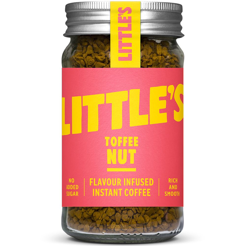 Little's instant coffee infused with the taste of Toffee Nut 50g