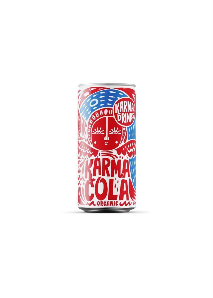 Karma Cola Organic Fairtrade 250ml Can - 12 Pack