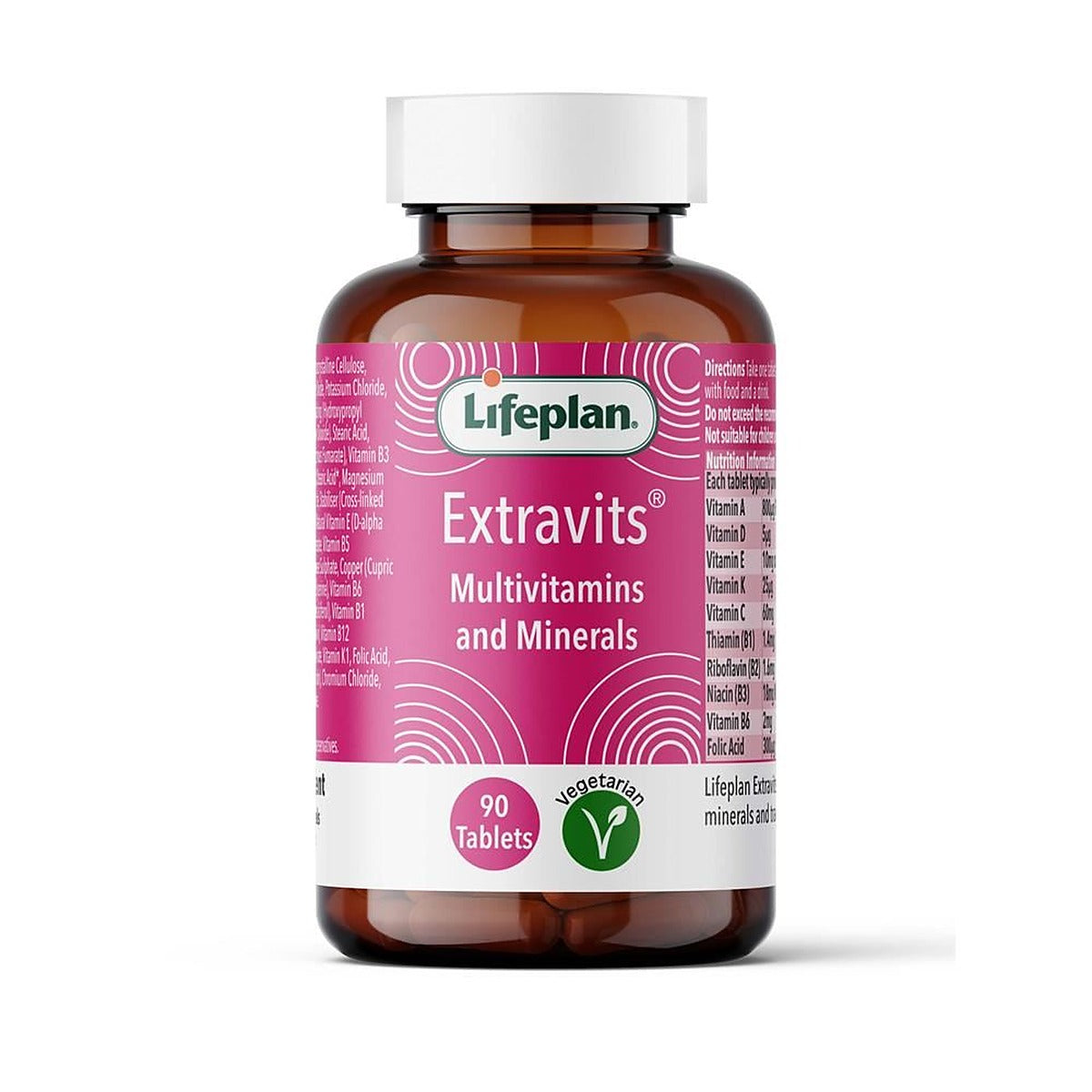 Lifeplan Extravits 90 Tablets