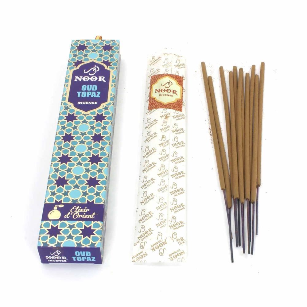 Tribal Soul Noor Oud Topaz Incense sticks 15g - 6 Pack