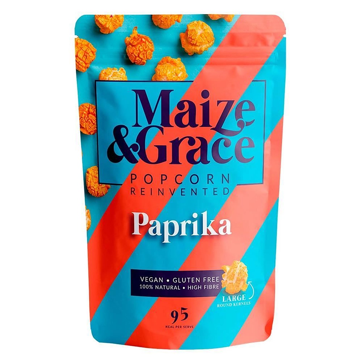 Maize and Grace Paprika Popcorn 36g - 8 Pack