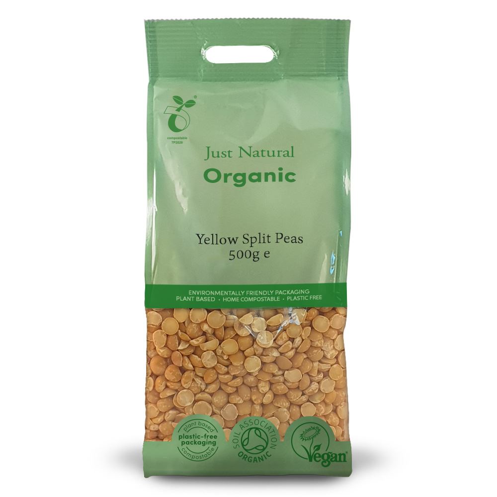 Just Natural Organic Organic Yellow Split Peas 500g