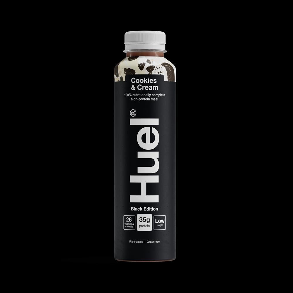 Huel Ready-to-Drink Black Edition Cookies & Cream Flavour. 500ml