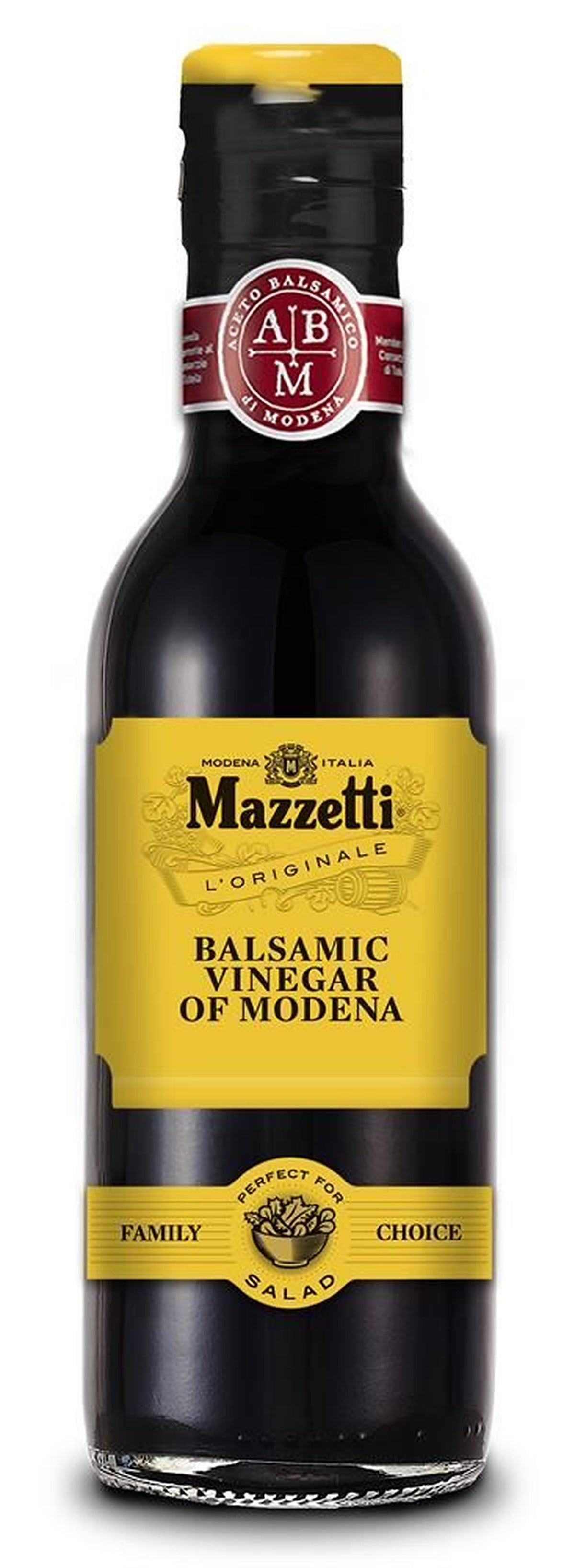 Mazzetti Yellow Label Balsamic Vinegar 250ml - 8 Pack