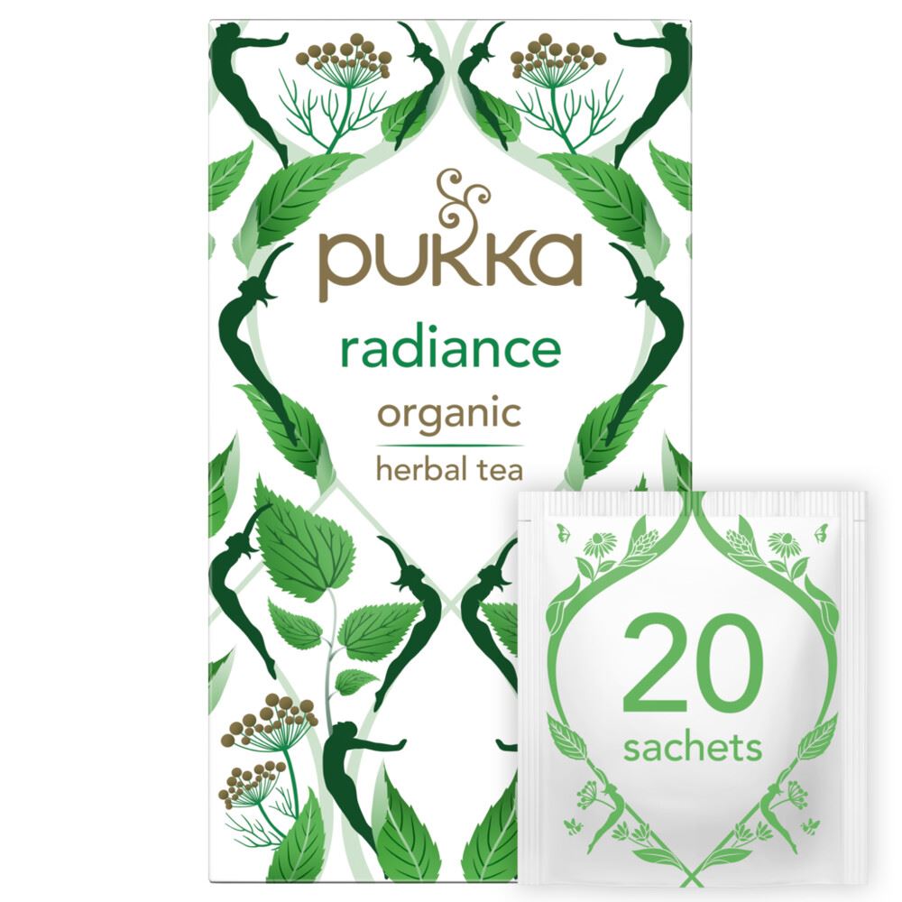 Pukka Herbs Radiance Org Herbal Tea 20 bags