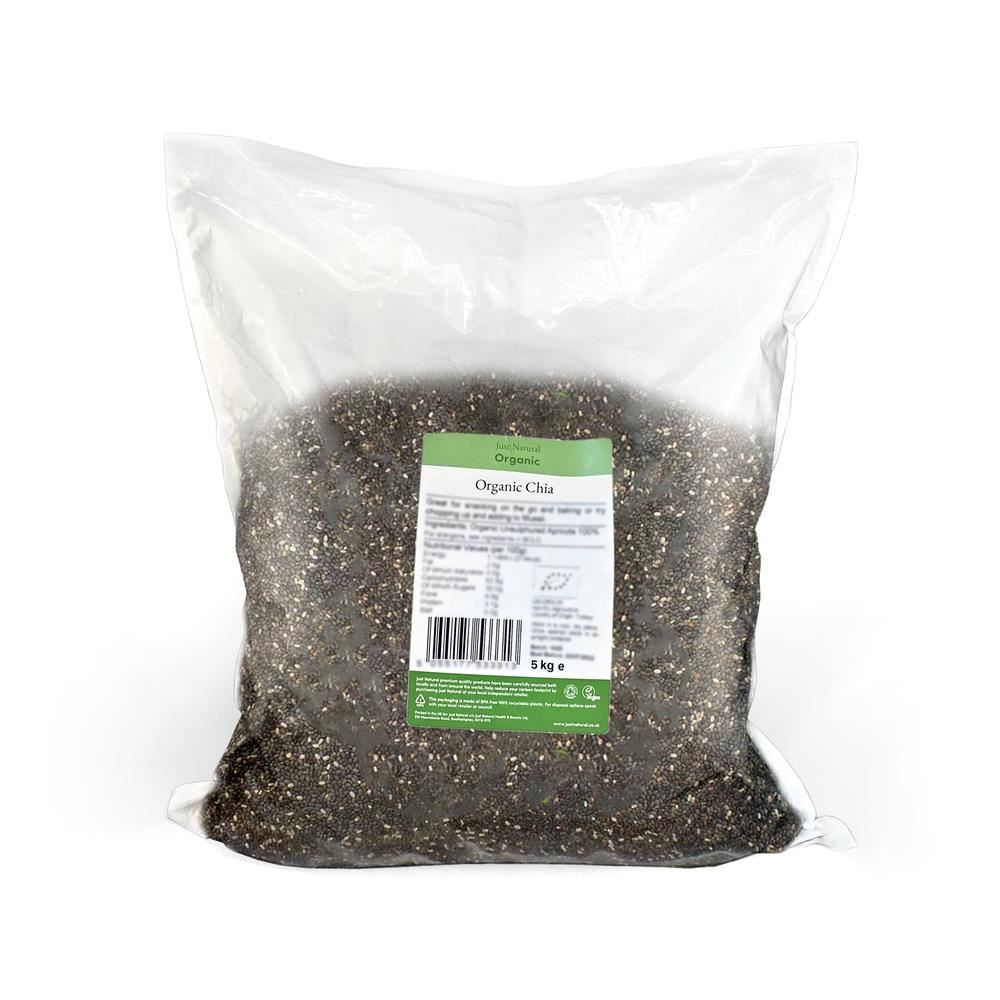 Just Natural Organic Organic Chia Seeds 5kg