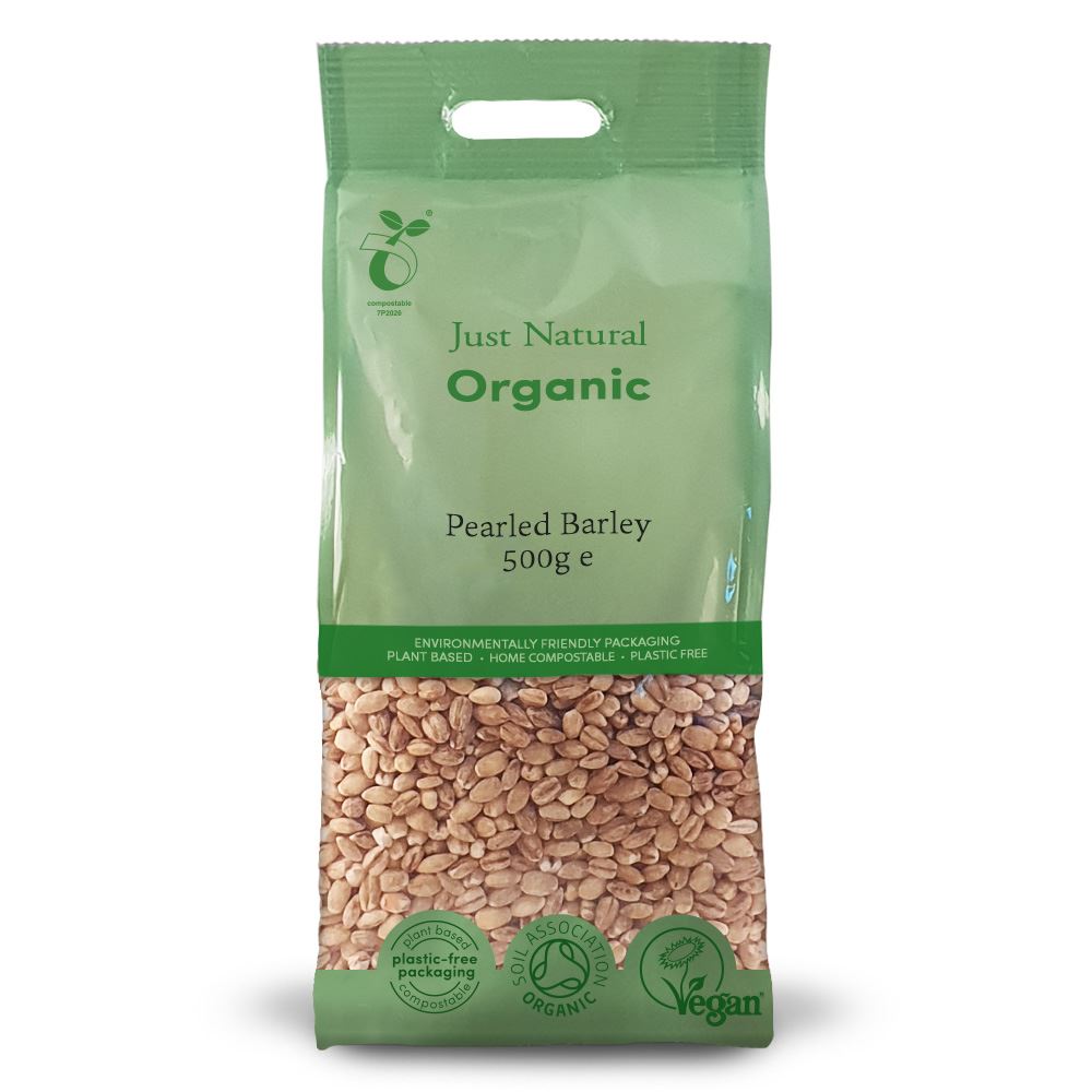 Just Natural Organic Organic Pearled Barley 500g
