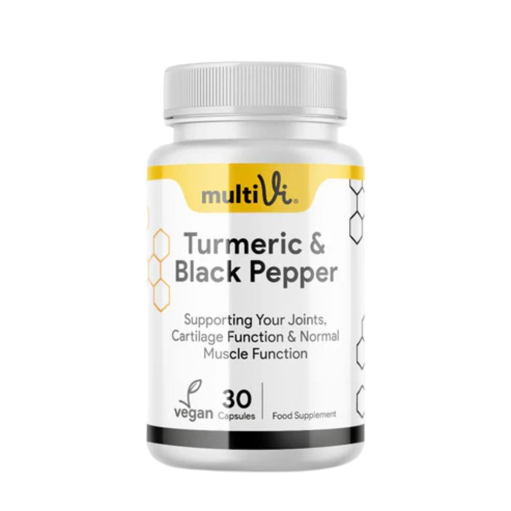 MultiVi Turmeric & Black Pepper Supplement 30 capsules