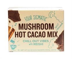 Four Sigma Foods Mushroom Hot Cacao Mix with Reishi 10 bags