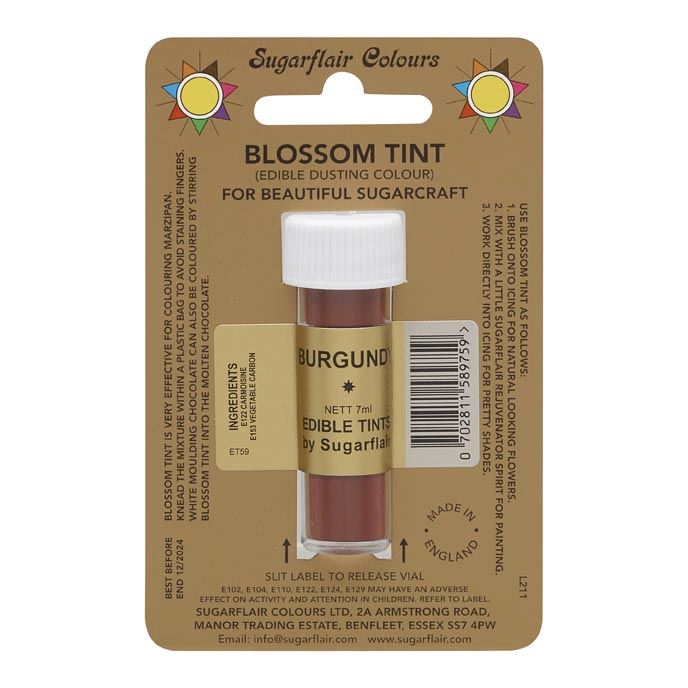 Sugarflair BLOSSOM TINT Edible Food Colour Powder - 7ml