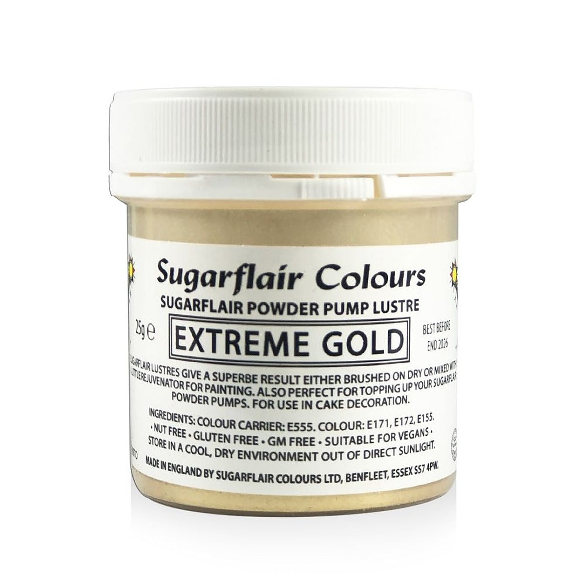 Sugarflair Powder Pump Lustre Refill 25g - All Colours - image 20