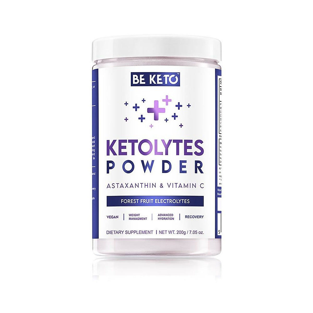 BeKeto Keto Electrolytes Powder Forest Fruit 200g