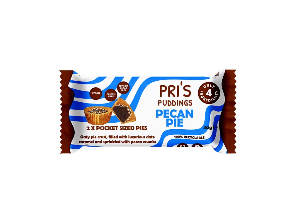 Pris Puddings Vegan Pocket Sized Pies - Pecan Pie 48g