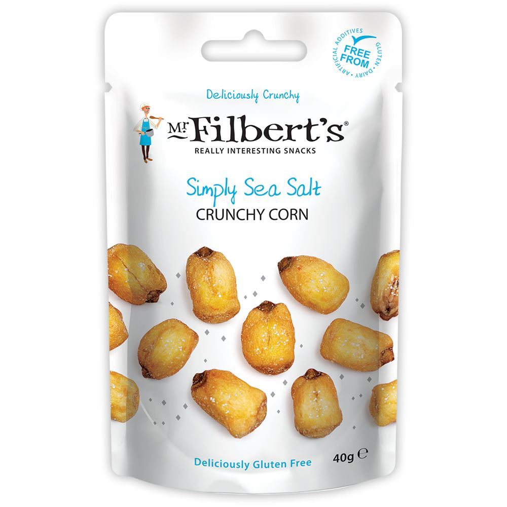 Mr Filberts Simply Sea Salt Crunchy Corn 40g - 15 Pack