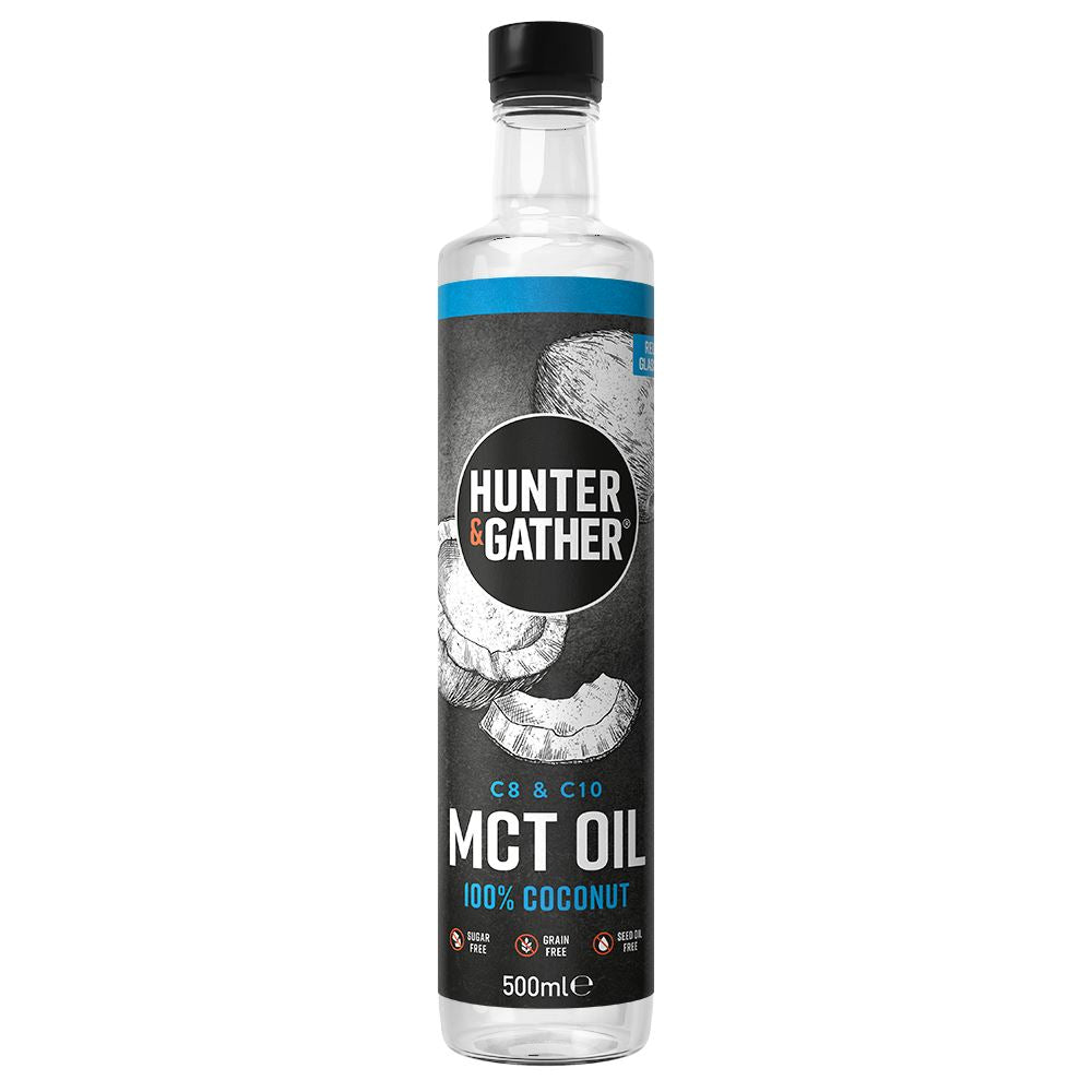 Hunter & Gather Premium C8 & C10 MCT Oil made from Organic Coconuts 500ml