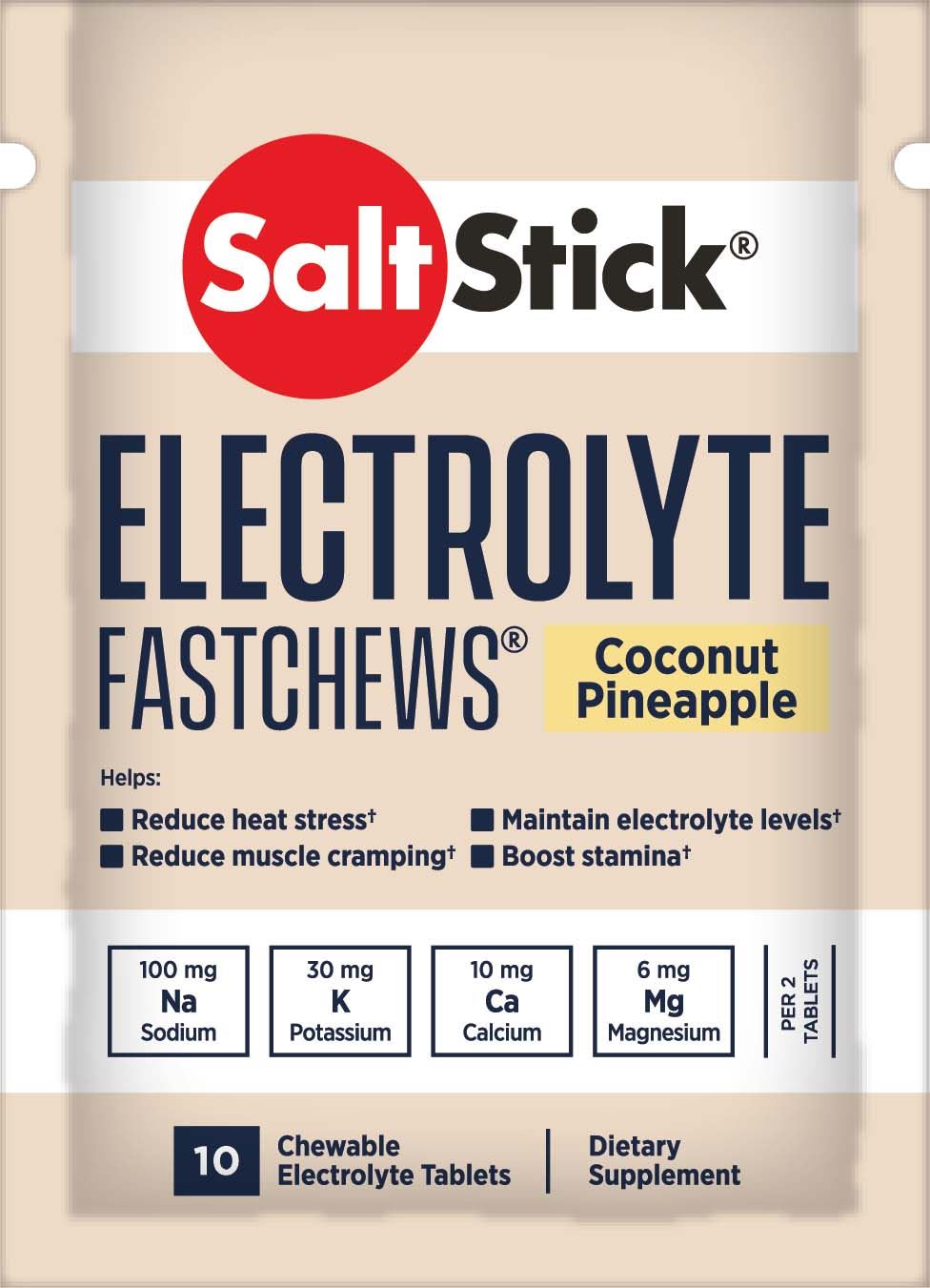 SaltStick Electrolyte FastChews - Pack of 10 - All Flavours