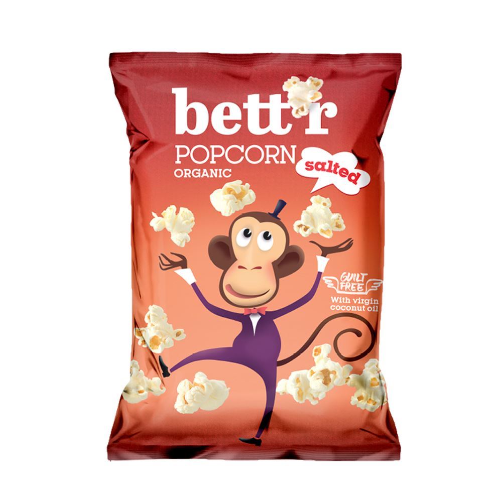 Bettr Popcorn with Sea Salt 60g - 6 Pack