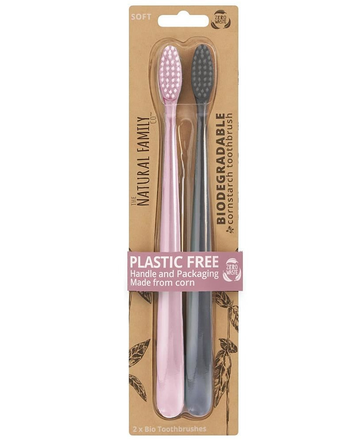 The Natural Family NFco Biodegradable Twin Pack Assorted Colours 48g - 8 Pack
