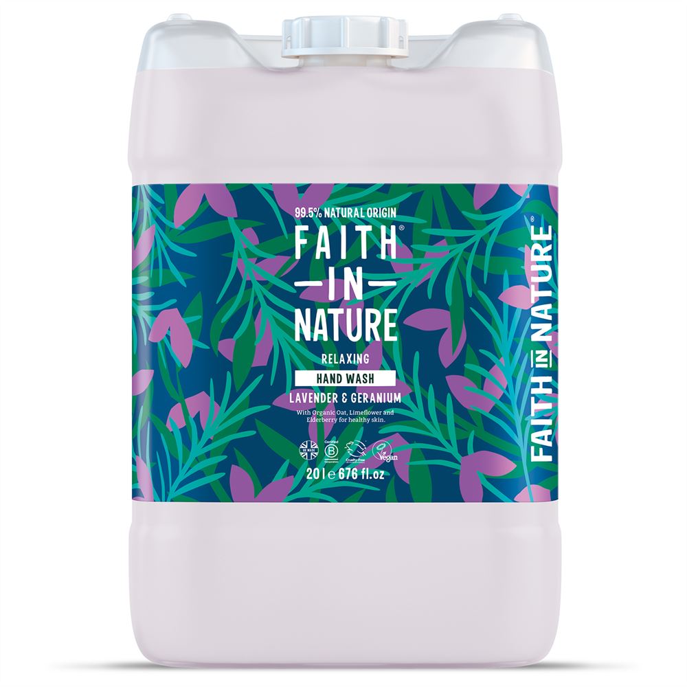 Faith in Nature Lavender & Geranium Hand Wash 20 Litre