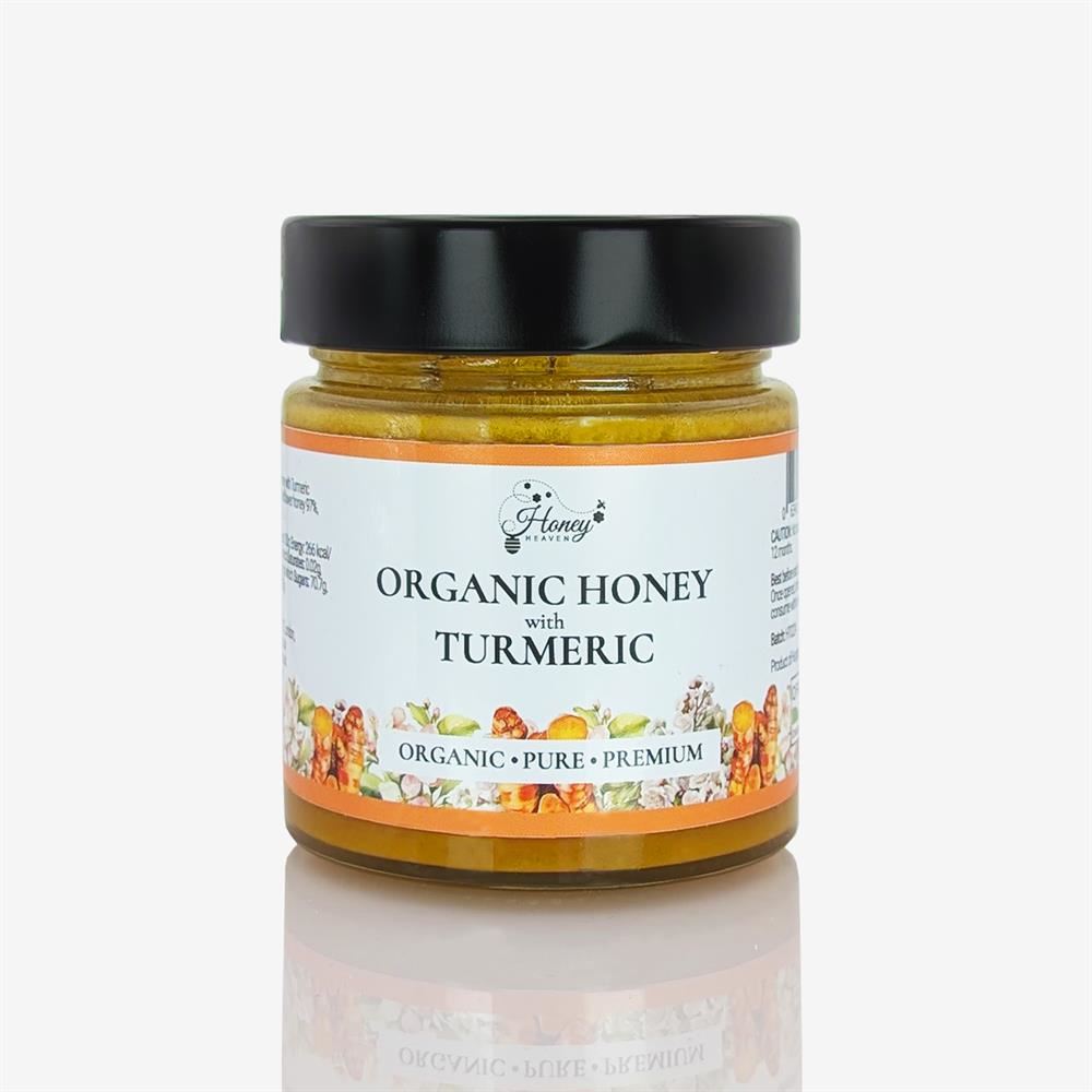 Honey Heaven Organic Honey with Turmeric 300g