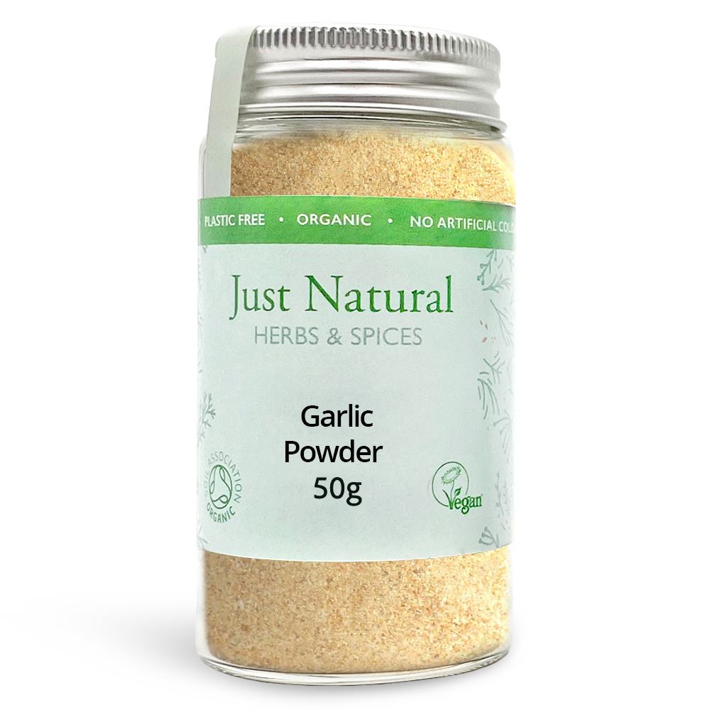 Just Natural Herbs Organic Garlic Powder (Jar) 50g