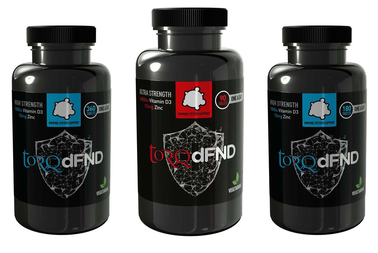 Torq dFND Vitamin D3 & Zinc - All Sizes