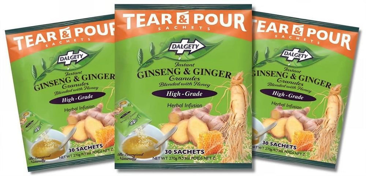 Dalgety Teas Instant Ginseng & Ginger Tea 30 Sachets