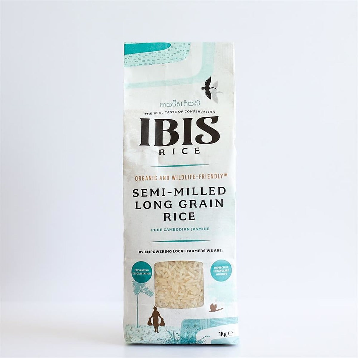 Ibis Rice Organic Semi-milled Long Grain Rice Jasmine 1kg
