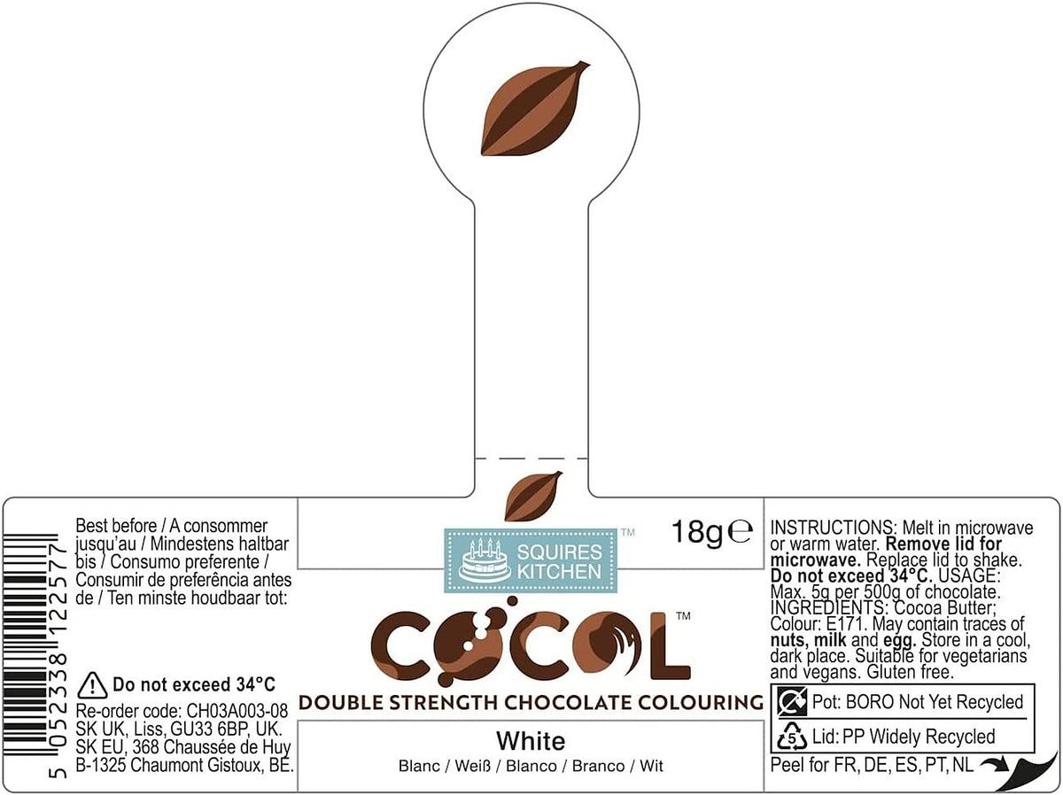 Squires Kitchen COCOL Extra Strength Colouring Paint for Chocolate 18g - All Shades - image 10