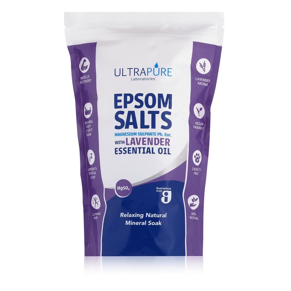 ULTRAPURE Laboratories Ultrapure Epsom Salts with Lavender 1kg