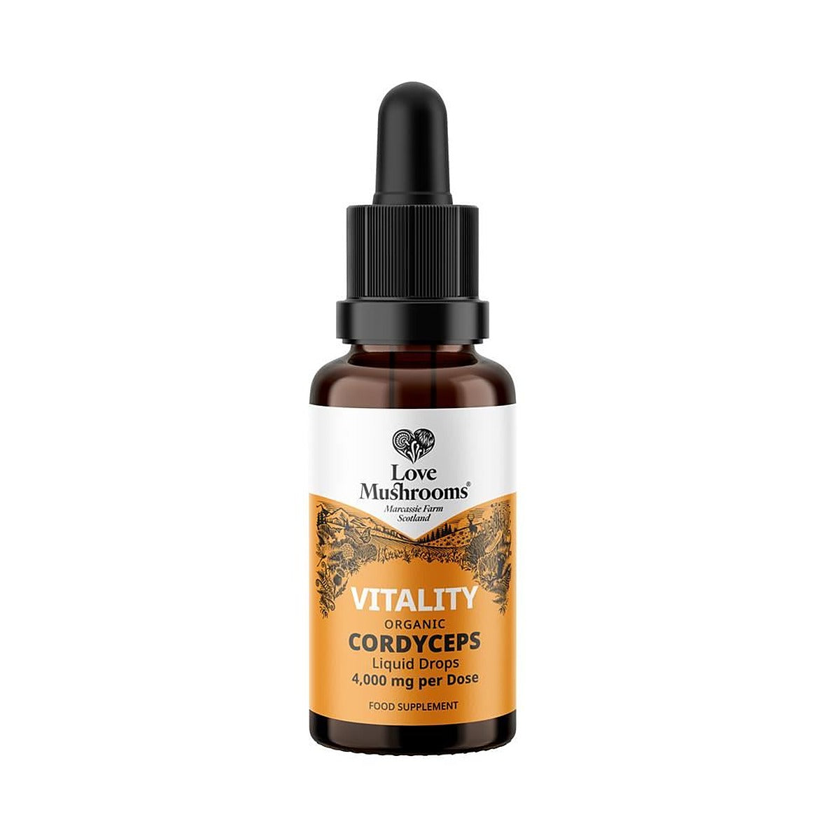 Love Mushrooms Cordyceps Liquid Drops 30ml - 4000mg