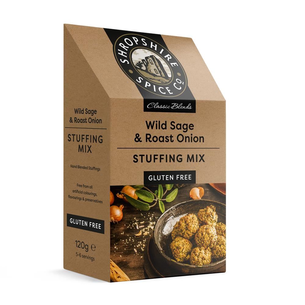 Shropshire Spice Gluten Free Wild Sage & Roast Onion Stuffing 120g