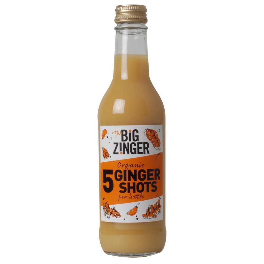 James White Zinger Organic Ginger 5 Shots 330ml
