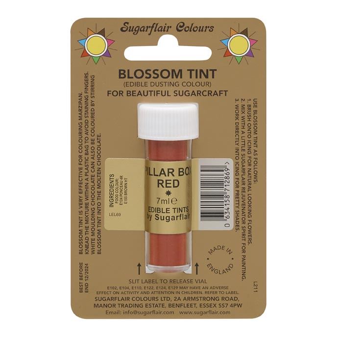 Sugarflair BLOSSOM TINT Edible Food Colour Powder - 7ml